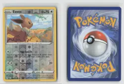 Eevee #125/203 Swsh07 Evolving Skies Common Reverse Holo Pokemon TCG LP - Image 3