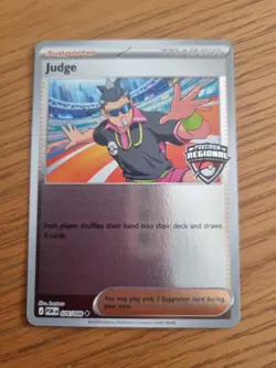 Pokemon Regionals 2026 Judge 076/088 Competitor Promo NM - Image 1