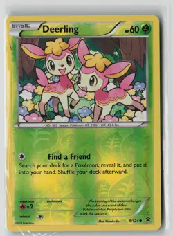 Deerling 8/124 Common Fates Collide Pokemon Reverse Holo NM - Image 1