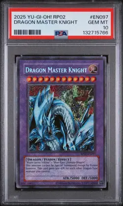 Yu-Gi-Oh! Dragon Master Knight RP02-EN097 Retro Pack 2 PSA 10 - Image 1