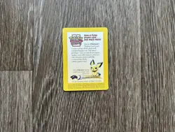 Vintage 2000 Pokemon Neo Discovery Wizards of the Coast Promo Card Pichu & Unown - Image 1