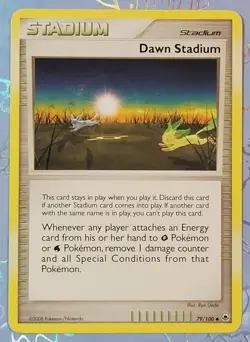 Dawn Stadium 79/100 Majestic Dawn Pokemon Card NM+ - Image 1