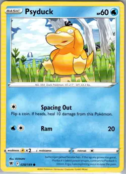 Psyduck 028/189 Non Holo SWSH10: Astral Radiance - Pokemon Card - NM - Image 1