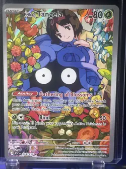 Pokemon TCG Erika's Tangela 218/217 Ascended Heroes Illustration Rare NM Card - Image 1