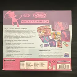 Pokemon TCG Fusion Strike Elite Trainer Box Mew English 2021 65 Cards - Image 2