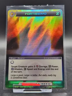 Chaotic Card : Fortissimo Dop 1st Edition Super Rare Mugic Ripple Foil - Image 1