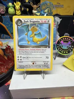 Pokemon Dark Dragonite TCG Card 22/82 Non-Holo Rare, Near Mint Condition - Image 1