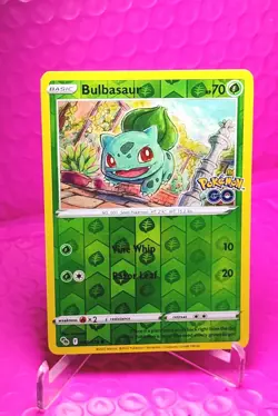 Pokemon TCG Bulbasaur Reverse Holo Card 001/078 English, 2022, NM Condition - Image 1