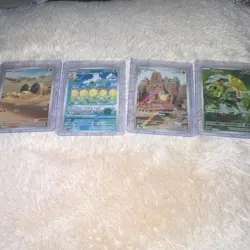 Pokemon TCG Scarlet & Violet Holo Full Art 4-Card Lot Sandile Sunflora Klawf - Image 2