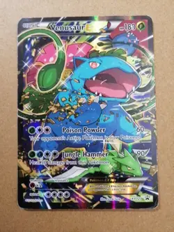 HP! Venusaur EX (XY123) Red & Blue Collection Promo Standard Size Pokemon Card! - Image 1