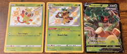 NM- Grookey Full evo line - 3 card lot - Shiny and non shiny - Shining Fates - Image 1