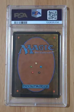 MTG Revised Rare Dual Land TAIGA 1994 Magic the Gathering PSA 7 NM - Image 2