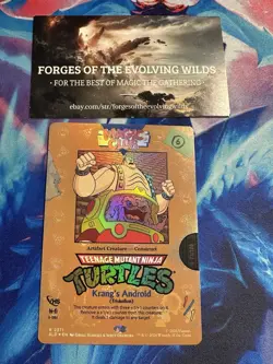 Krang's Android - Triskelion Foil TMNT VHS Villians Secret Lair Teenage Mutant - Image 1