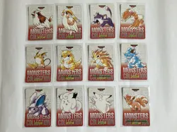 1996 Pokemon Carddass Red Green Lot 78 Pcs - Image 2