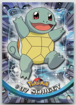 Schiggy 07 - Topps Series 1 Blaues Logo - DE - NM - Pokemon - Image 1