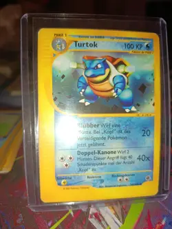 Turtok Expedition Pokemon Karte Vintage eseries 36/165 Non Holo Rare Deutsch - Image 1