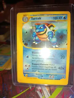 Turtok Expedition Pokemon Karte Vintage eseries 36/165 Non Holo Rare Deutsch - Image 2