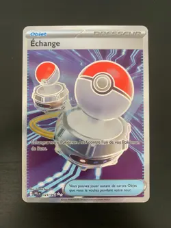 Carte Pokemon : Echange 123/094 Flammes Fantasmagoriques Francaise NEUF - Image 1