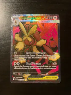 Carte Pokemon : Mega-Lockpin EX 115/094 Flammes Fantasmagoriques Francaise NEUF - Image 1