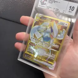 Carte Pokemon Lugia VSTAR 211/195 Gold Tempete Argentee CCC 10 White Label FR - Image 4