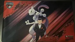 Pokemon TCG Team Rocket's Mewtu & Giovanni Playmat Regional Frankfurt 2025 - Image 1