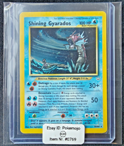 Pokemon, Shining Gyarados 65/64, Neo Revelation, Secret rare, Heavy play, PSA 1 - Image 1