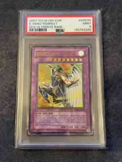 Elemental Hero Tempest (UTR) EEN-KR034 Elemental Energy Unlimited PSA 9 - Image 1