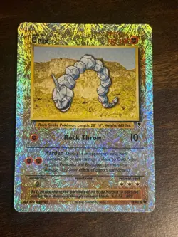 Vintage Pokemon Card Onix 84/110 Legendary Collection Reverse Holo 2002 WOTC LP- - Image 1