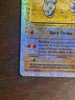 Vintage Pokemon Card Onix 84/110 Legendary Collection Reverse Holo 2002 WOTC LP- - Image 5