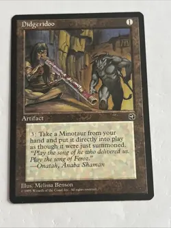 MTG Magic the Gathering Card LP - Didgeridoo - Image 1