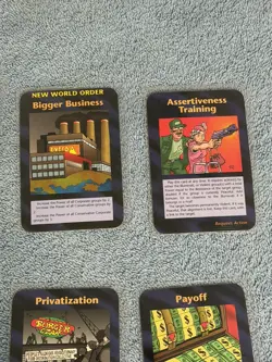 Illuminati New World Order Trading Cards Lot Of 8 INWO CCG Vintage 1994 Group #1 - Image 3