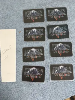 Illuminati New World Order Trading Cards Lot Of 8 INWO CCG Vintage 1994 Group #1 - Image 4