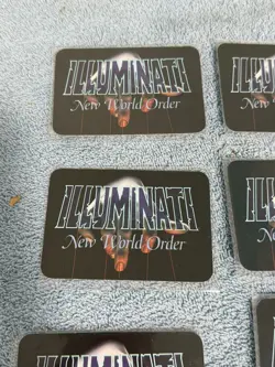 Illuminati New World Order Trading Cards Lot Of 8 INWO CCG Vintage 1994 Group #1 - Image 5