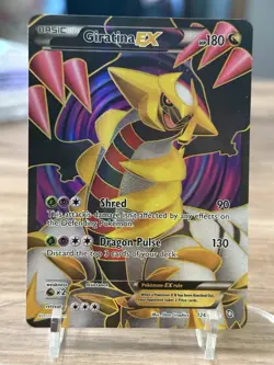 Giratina EX (124 Full Art) 124/124 Dragons Exalted Holo Pokemon Card - Image 1