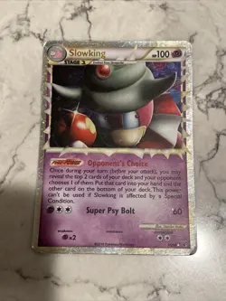 Slowking 85/90 HGSS Undaunted Ultra Rare Pokemon Card - Image 1