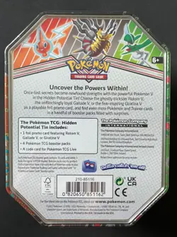 Rotom V Hidden Potential Tin SWSH Pokemon Cards 2022 Sword & Shield NEW - Image 2
