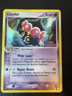 Claydol [Reverse Holo] 38/110 - Holon Phantoms Stamped - Pokemon Card TCG - HP - Image 1