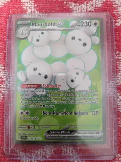 Maushold ex - 233/182 - Pokemon Paradox Rift Full Art Ultra Rare Card NM - Image 1
