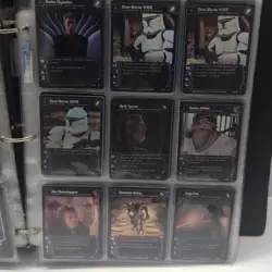 HUGE Star Wars CCG Lot 300+ Cards Foils Rares WATER DAMAGED Unknown Condition - Image 5