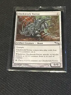 Magic the Gathering Mirrodin Clockwork Vorrac - Image 1