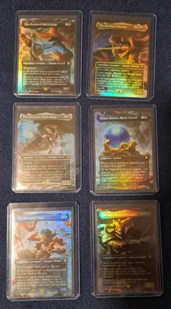MTG Final Fantasy The Destined Black Mage (Borderless) #0447 FOIL PLUS MORE - Image 1