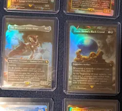 MTG Final Fantasy The Destined Black Mage (Borderless) #0447 FOIL PLUS MORE - Image 3