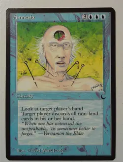 Amnesia *Uncommon* Magic MtG x1 The Dark SP - Image 1
