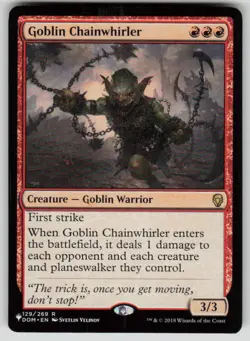 Goblin Chainwhirler Rare The List Reprints 129/269 MTG Near Mint 2020 - Image 1