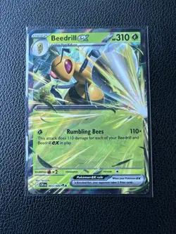 Pokemon TCG: Beedrill ex 003/086 Chaos Rising Double Rare - Pack Fresh! - Image 1