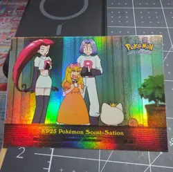 RAINBOW Pokemon Topps Series 2 EP25 Pokemon Scent-Station Foil Holo - Image 1