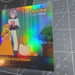 RAINBOW Pokemon Topps Series 2 EP25 Pokemon Scent-Station Foil Holo - Image 2