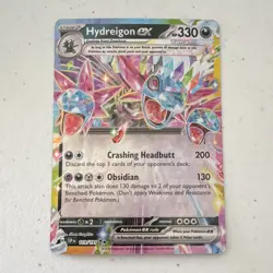 The Pokemon Company Pokemon TCG Hydreigon ex 119/191 Sv08 DR Holo Eng 2024 330HP - Image 1