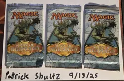 Extremely Rare Magic The Gathering (MTG) Scars Of Mirrodin 6-card Booster Pack - Image 1