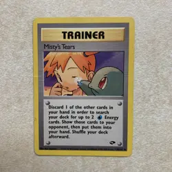 Pokemon TCG Misty's Tears Banned 118/132 Reg. Unlimited Gym Challenge Vintage - Image 1